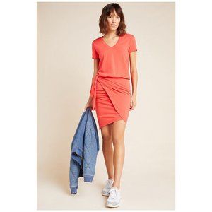 Anthropologie Sundry tie-waist mini dress